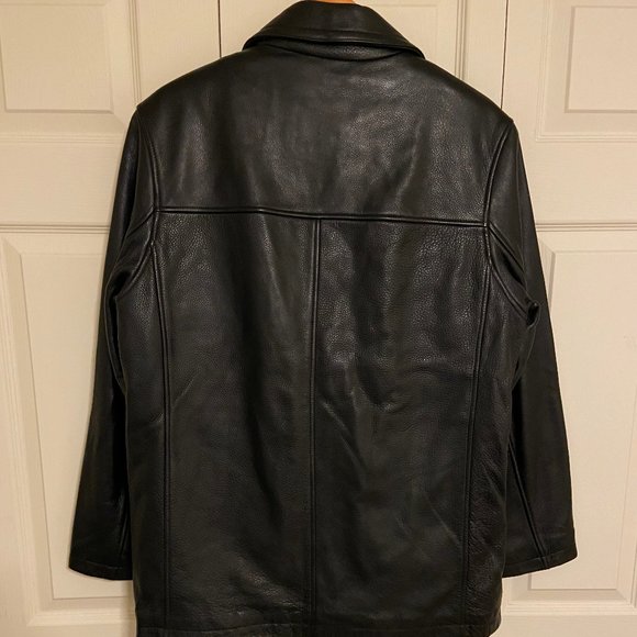 NWOT - Black Men's Wilson Leather Blazer - Picture 3 of 7